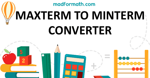 Minterm-Maxterm Calculators
